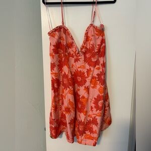 Free People - Pink sun dress - size XL with tags